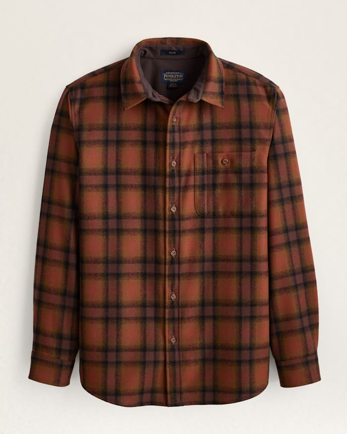 MEN'S PLAID ELBOW-PATCH TRAIL SHIRT